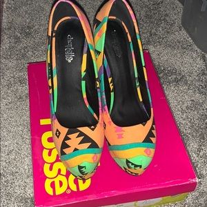 Multi color 5” heels